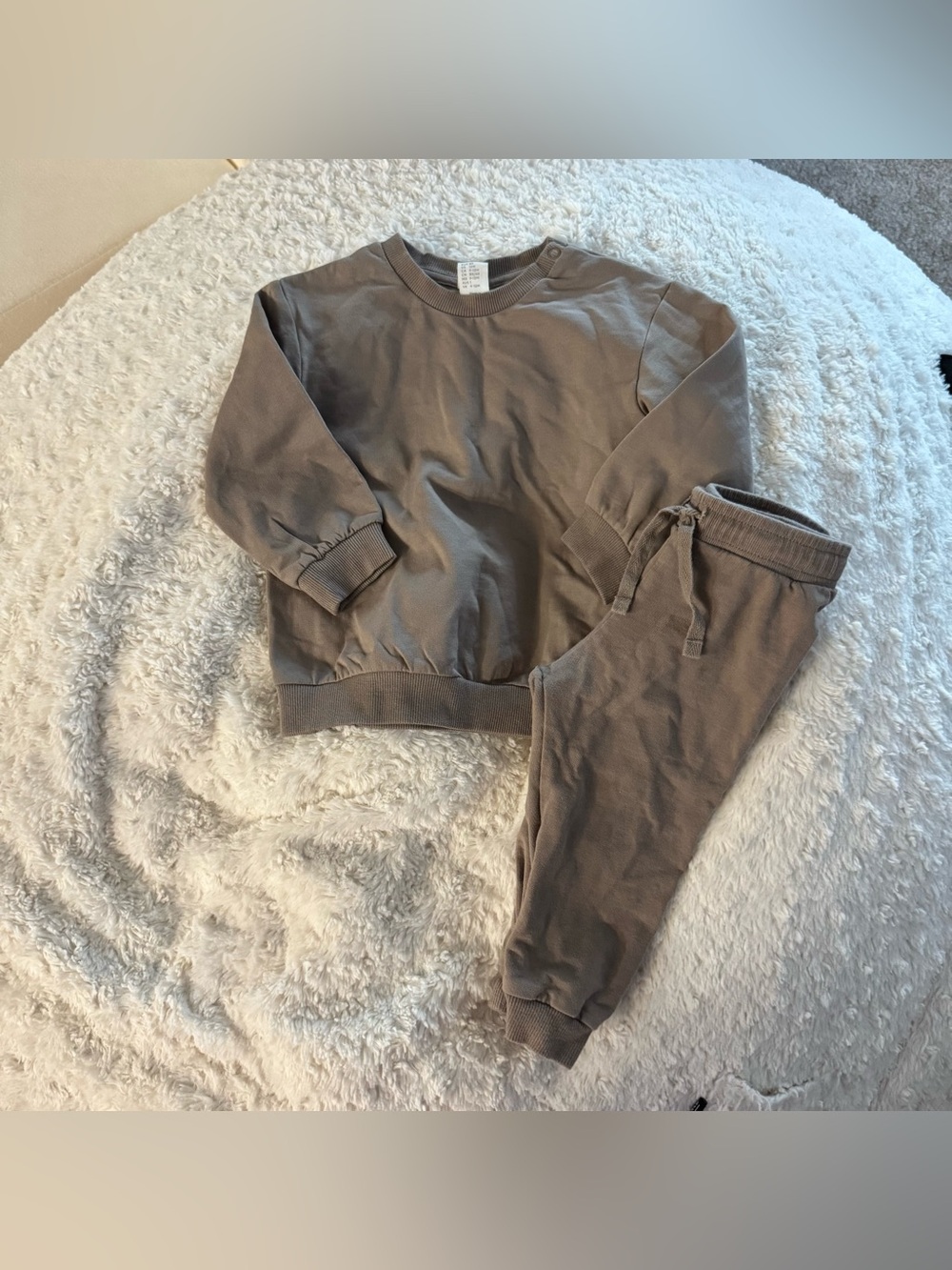 H&M Brown Crewneck Set